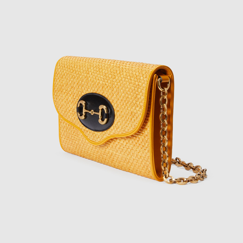 Gucci Horsebit 1955 Small Shoulder Bag 655667 Yellow